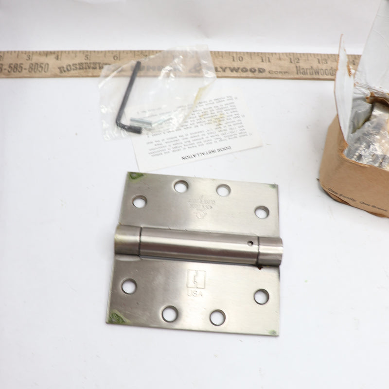 (3-Pk) Hager Door Hinge Satin Stainless Steel 023379