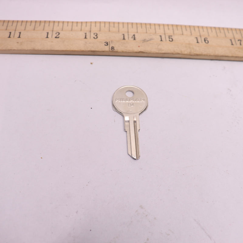 (10-Pk) Hillman Automotive Universal Key Blank Single Sided Silver 83902