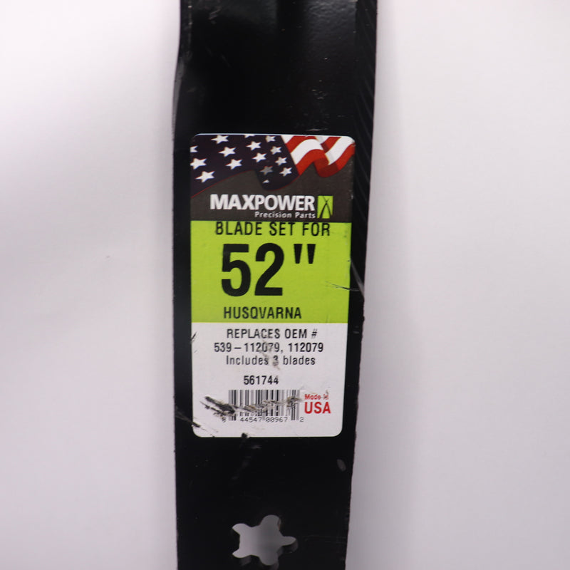 Maxpower Mower Blade Black 52" 561744B