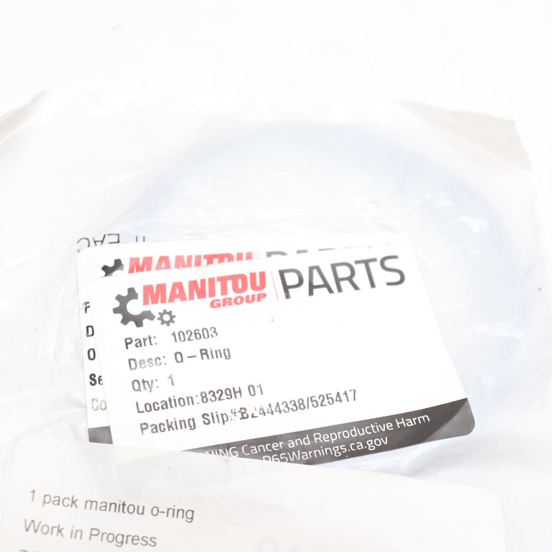Manitou Replacement O Ring 102603