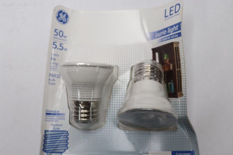 (Pair) LED Light Bulb Clear Par 16 5.5W 29076