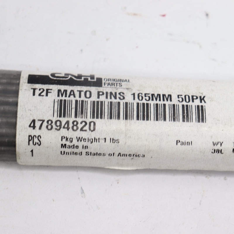 (50-Pk) CNH Mato Pin 165mm 47894820 for 7&quot; Splice