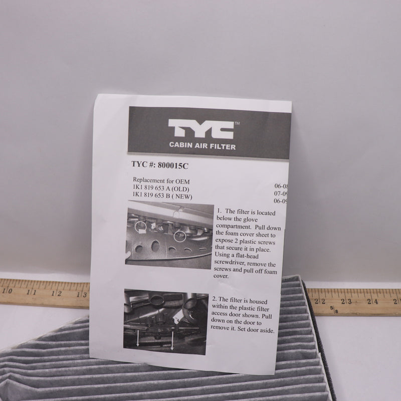 Tyc Cabin Air Filter 800015C
