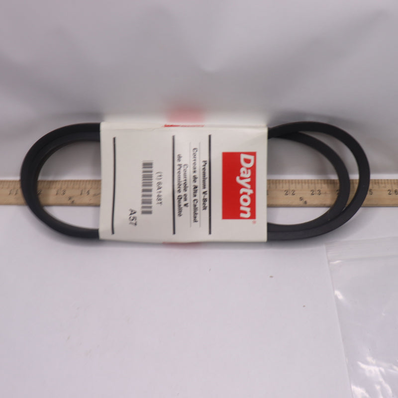 Dayton Industrial V-Belt A-Section 1/2 Top Width 11/32 Thick