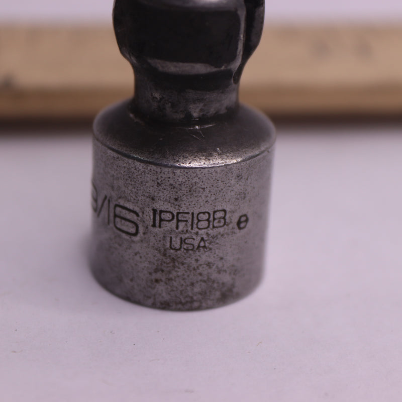 Snap-On Shallow Swivel Impact Socket 6-Point 3/8" Drive x 9/16" - Incomplete