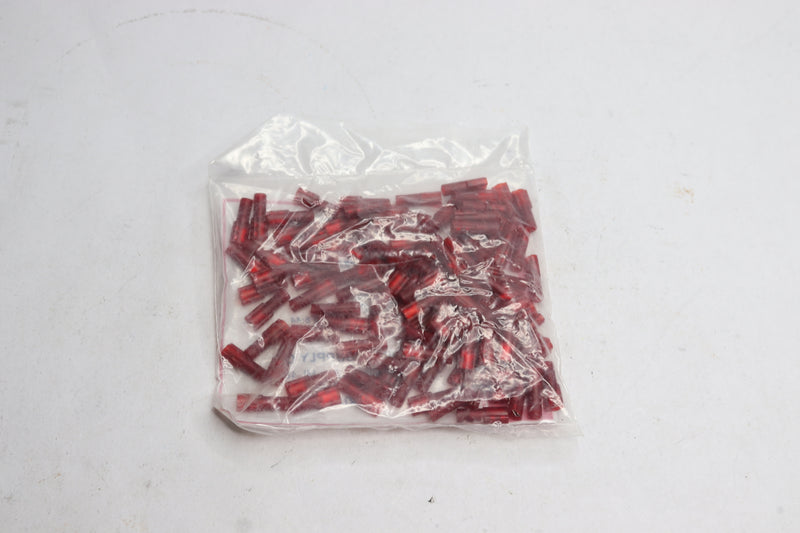 (100-Pk) Terminal Supply Fully Insulated Quick Disconnect Red A-887