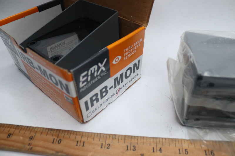 (2-Pk) EMX Universal Safety Photo Beam Kit Gray Hoods IRB-MON