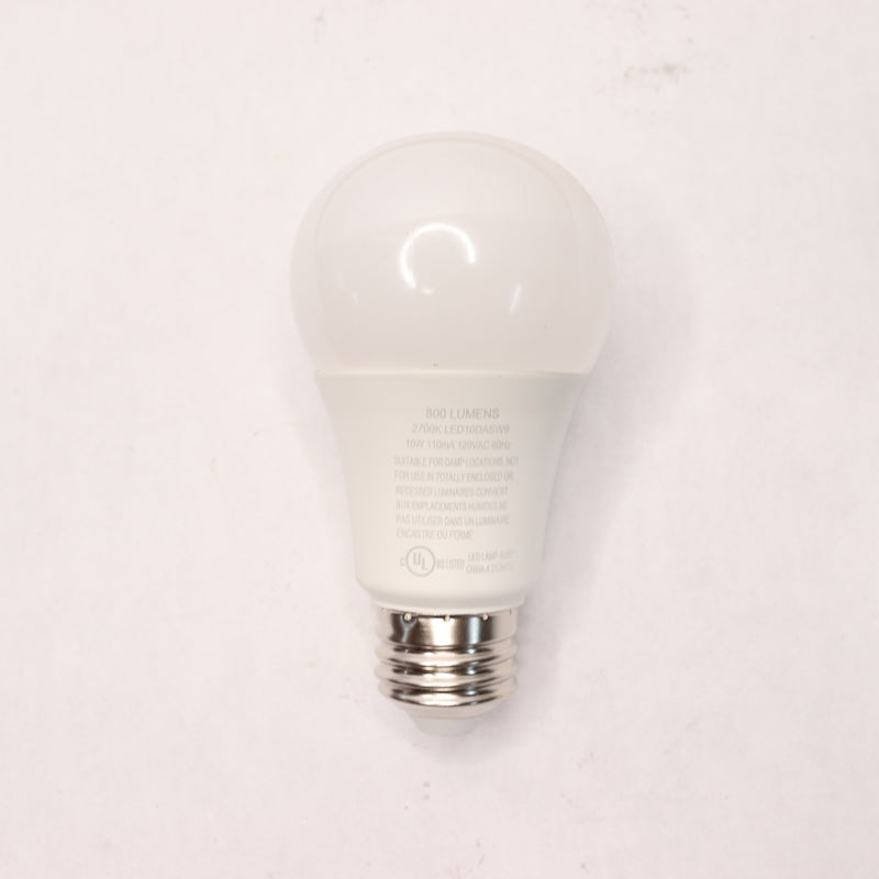 (4-Pk) GE HD LED Light Bulbs Soft White 10W 800 Lumens 96687
