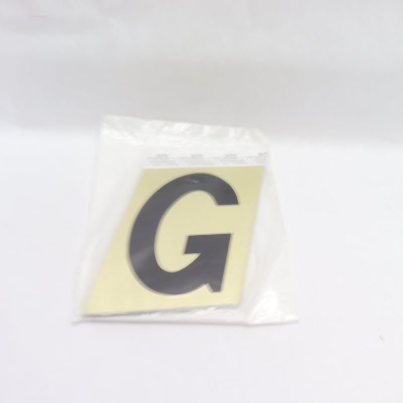 (10-Pk) Hy-Ko Self Adhesive Letter Aluminum 3.5" GG-25/G