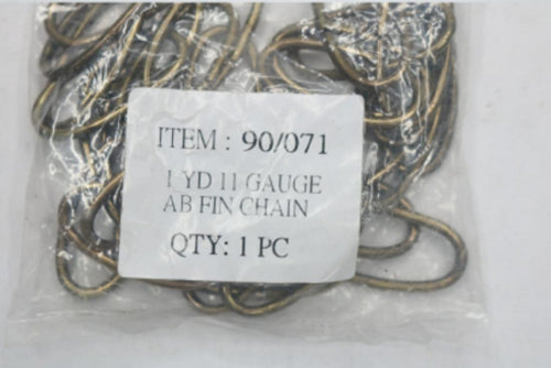 Satco Antique Brass Finish Chain 11-Gauge 11/2" Link x 36" 90/071