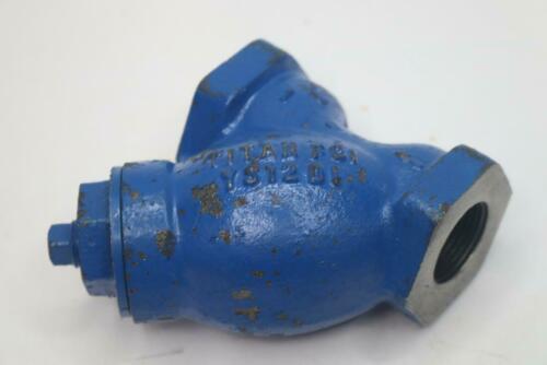 Titan FCI Ductile Iron Y-Strainer Blue 1" YS12-DI