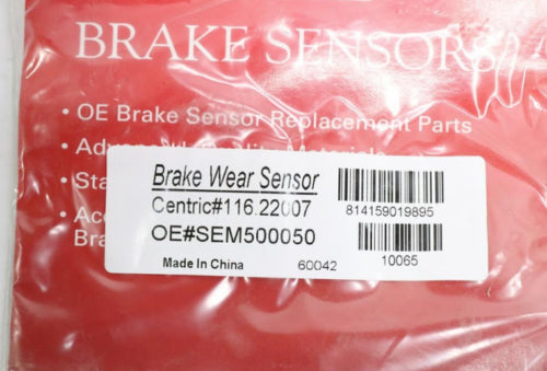 (2 Pk) Pro Stop Front Brake Pad Wear Sensor SEM500050