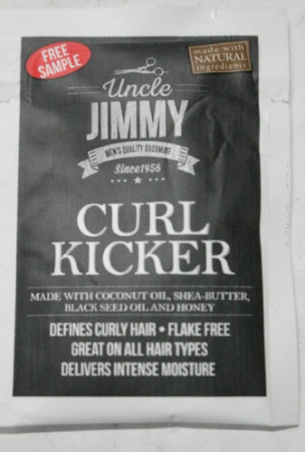 (10-Pk) Uncle Jimmy Curl Kicker Men's Quality Grooming Sample Packet