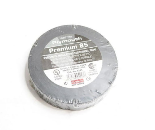 (3-Pk) Premium 85 Roll Insulating Electrical Tape Rubber Vinyl 3/4" x 66' 4243
