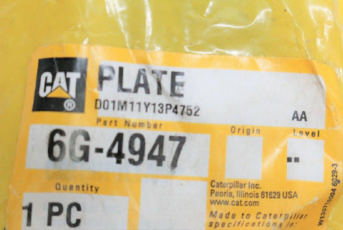 CAT - Caterpillar Plate, 6G-4947