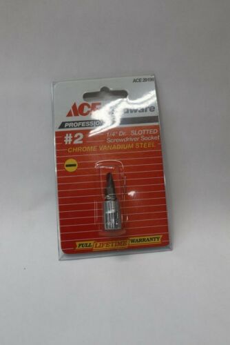 (160) Ace Hardware Professional Slotted Screwdriver Socket
