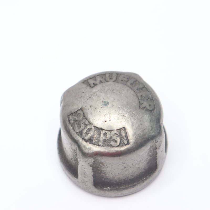 Mueller Valve Cap Malleable Iron 250 Psi 1-3/4"