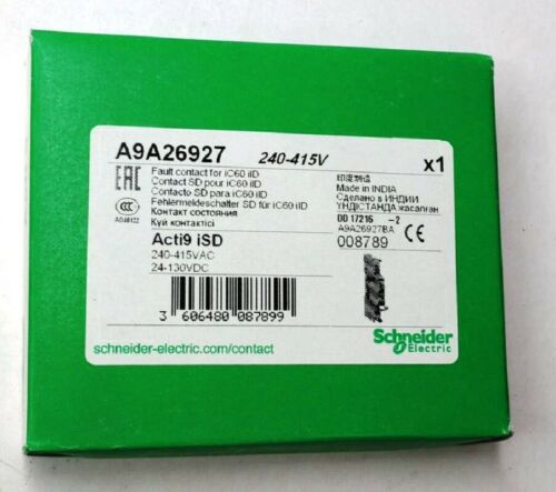 Schneider Electric Auxilliary Switch/Fault Signal Switch A9A26927