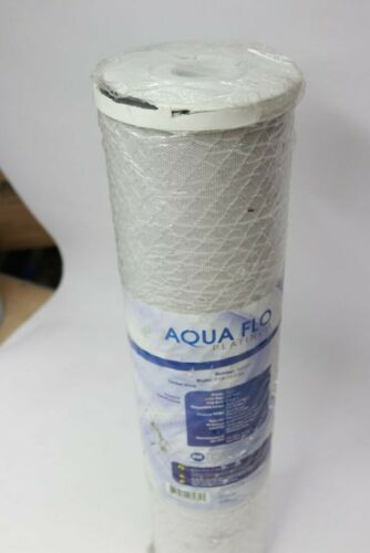 AquaFlo Platinum 10 Micron Carbon Block Filter 4.5" x 20" 36020 - Slight Damage