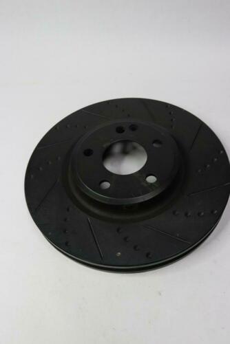 Dynamic Friction Black Drilled and Slotted Disc Rotor 633-63108R
