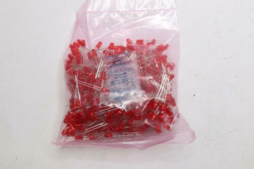 (2000-Pk) Broadcom Limited T-1 Diffused LED Red 3/4 T/H HLMP-WG02