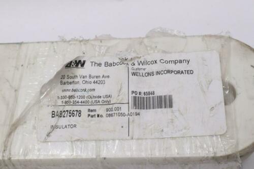 (4-Pk) The Babcock & Wilcox Company Insulator 08671050-A0194