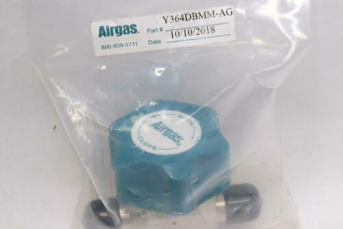 Airgas Diaphragm Valve Brass 3500 PSI 1/2" Male NPT Y364DBMM-AG