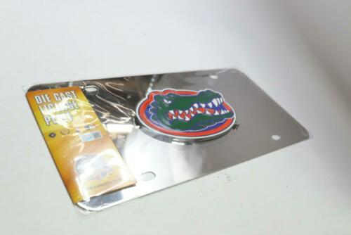 Fanmats NCAA Florida Gators Die Cast License Plate Chrome 6" x 12"