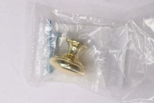 (100-Pk) Liberty Hollow Diecast Knob Polished Brass 1-1/4" EZ53
