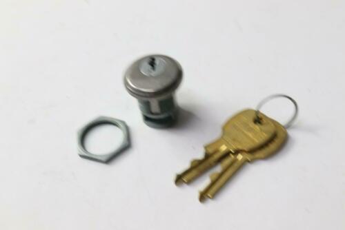 Compx Metal Drawer Lock Pin Satin Chrome C8137-KD-26D