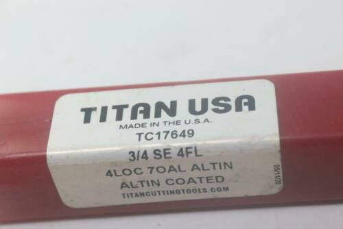 Titan Square End Mill Extra Long 4-Flute 3/4" Dia. TC17649