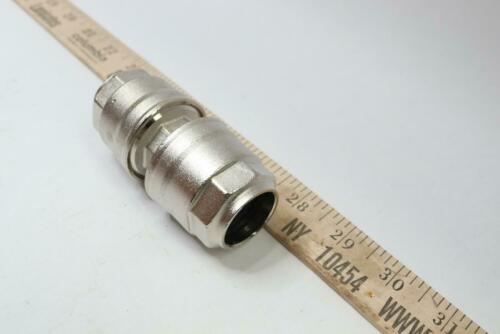 AST Straight Union Connector Brass 25mm 90040-25
