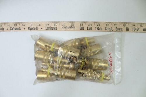 (10 PK) Foster Quick Disconnect Straight Thru Socket Brass 1/2" x 1/2" FS504P