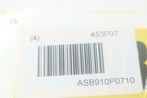 Condor Plastic Sign Header Security Notice 453P07 4-Pack