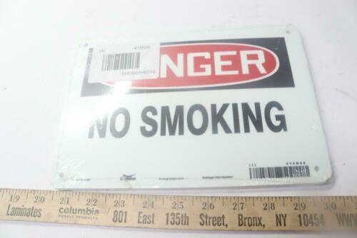(4-Pk) Condor Danger No Smoking Safety Sign 474N86