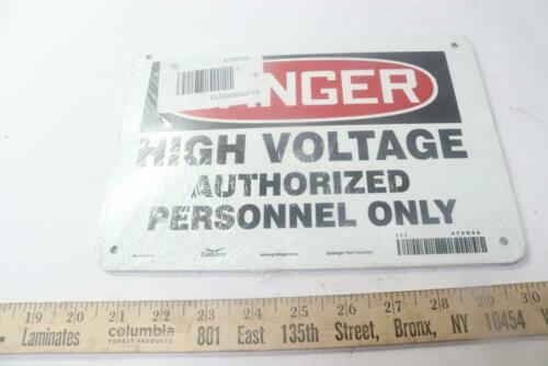 (5-Pk) Condor Electrical Hazard Danger Aluminum 7-In x 10-In 479R68