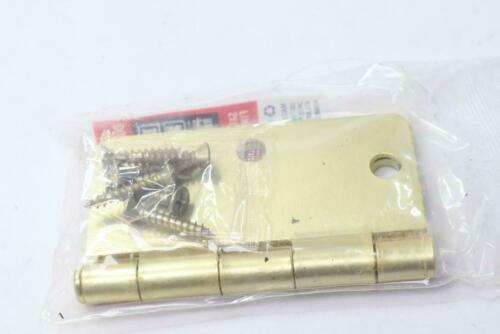 Pack of 10 - Everbilt 20784 Steel Door Hinge 3 1/2 x 1/4 Satin Brass Finish