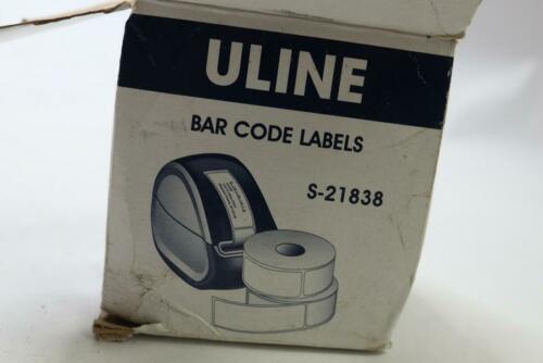 (2-Pk) Uline Mini Printer Labels Paper White 3/4-In x 2-1/2-In S-21838