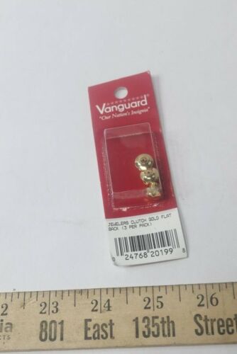 (3-Pk) Vanguard Back Flat Jewelers Clutch Gold