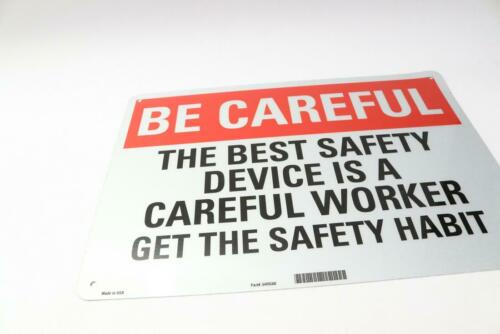 Lyle Recycled Safety Sign Aluminum 14" W x 10" H U7-1041-RA_14X10