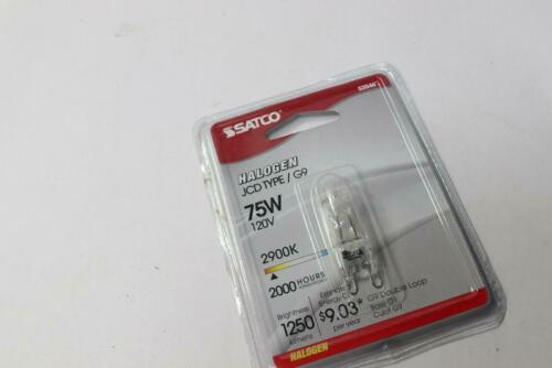 Satco Base Light Bulb 1/Card 120V 75-Watt T4 G9 Clear - S3546
