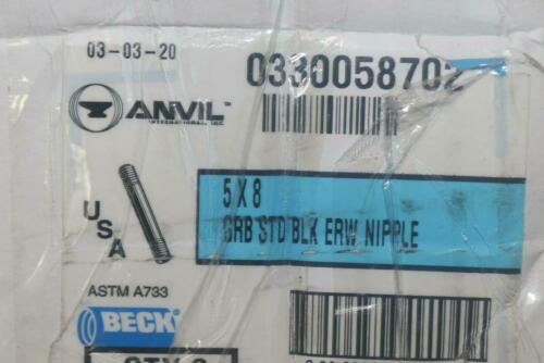 Anvil Welded Nipple Steel Black 5" x 8" 0330058702