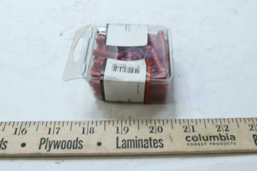 (100-Pk) NSI Industries Vinyl Insulated Butt Splice In Red 22-18 AWG 300V B22-V