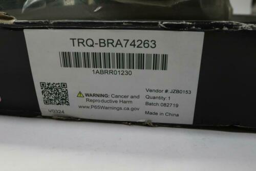 TRQ Drilled and Slotted Disc Brake Rotor - TRQ-BRA74263