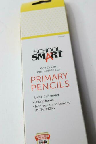 (240-Pk) School Smart Non-Toxic Primary Grade Pencil w/ Eraser 089787