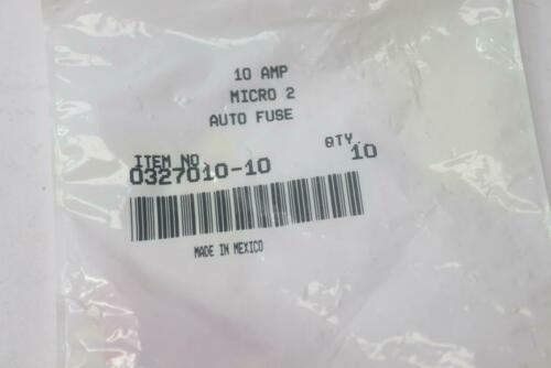 10-Pack Class C Solutions Auto Fuse Micro 2 10 Amp 0327010-10