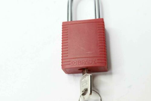 Bradly Nylon Lockout Padlock 1.75"H x 1.5" x 0.8"D 99552