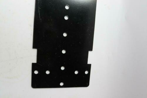 Hubbell Ladder Rack Mounting Plate Powder Coat Black Steel HLMPK19