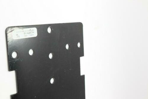 Hubbell Ladder Rack Mounting Plate Powder Coat Black Steel HLMPK19