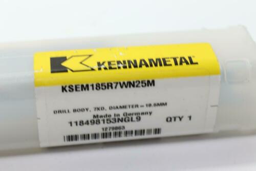 Kennametal Drill Body 18.5 mm KSEM185R7WN25M